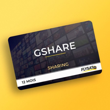 GSHARE 12 MOIS | Abonnement TV à prix réduit | flysat.tn