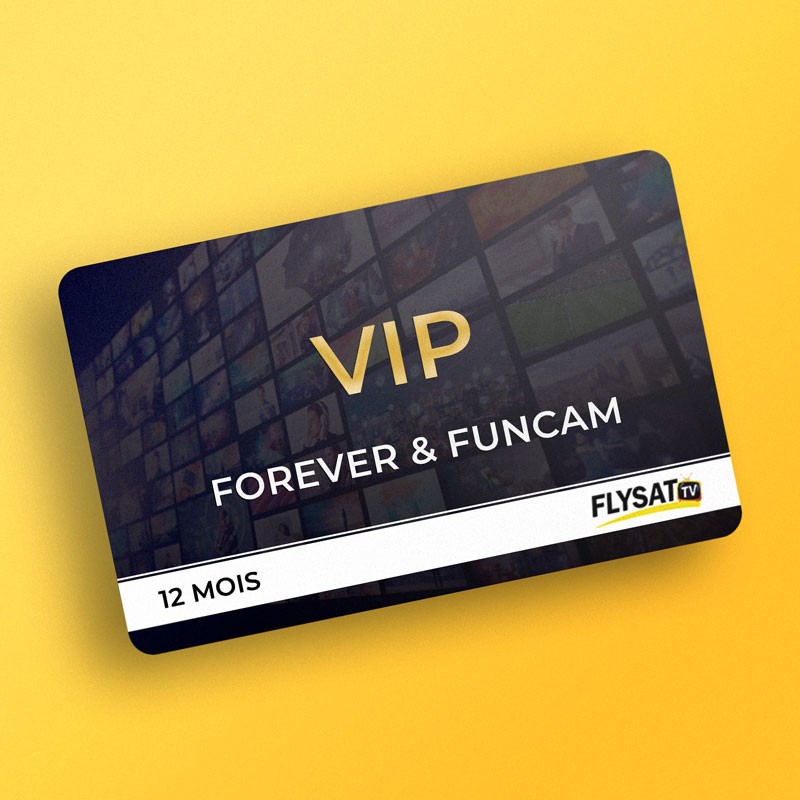 VIP FOREVER & FUNCAM 12 mois | Offre TV illimitée | flysat.tn