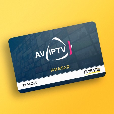 Avatar IPTV 12 mois | Regardez vos chaînes préférées | flysat.tn