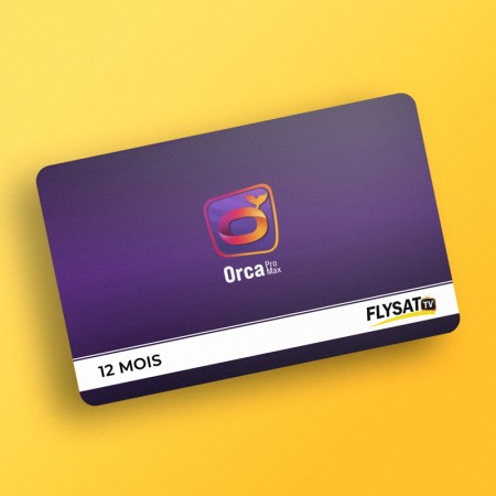 ORCA PRO MAX LITE IPTV 12 MOIS | SANS DIWAN SPORTS | flysat.tn